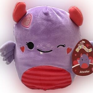 Squishmallows Atwater the mauve monster plush NWT